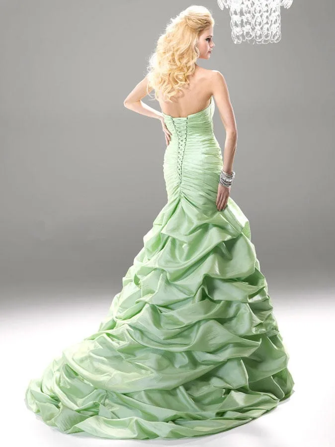 Новое поступление vestido de festa длинное платье из тафты с кристаллами и бисером женское летнее платье сексуальные вечерние платья для выпускного вечера с русалочкой