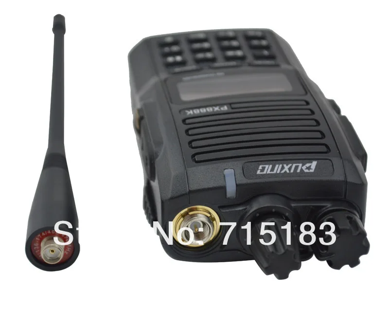 Черный цвет PUXING PX-888K двухдиапазонный VHF& UHF Профессиональный FM трансивер 5 Вт 128CH сканер радио PX 888K портативная рация