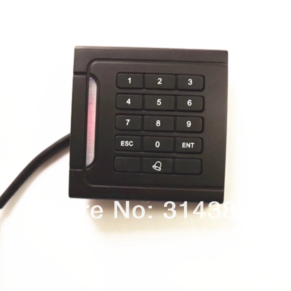 EM4100 125 кГц клавиатура PinCode 86*86 мм ко Выбить Окно WG26 RFID ID Card Reader