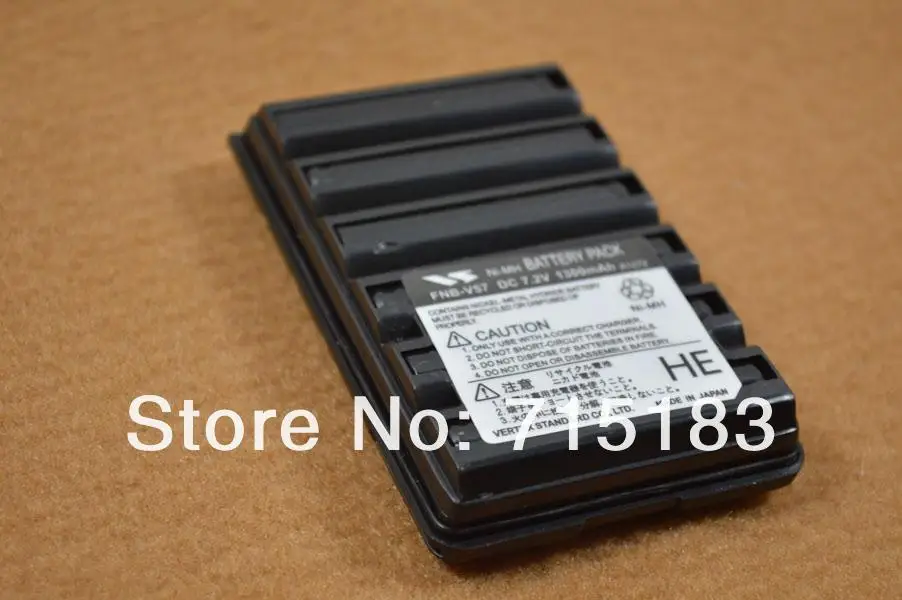 Vertex Стандартный fnb-v57 DC 7.2 В 1300 мАч Ni-MH repleacement Батарея пакет для VX-160 VX-168 VX-170 VX-177 vx-210a vx-218 VX-400