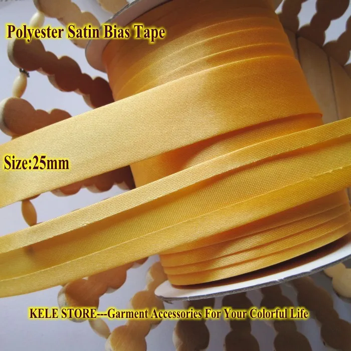 Top Quality Cotton Binding 10m Gold//Sand Bias Binding 25mm//1/"