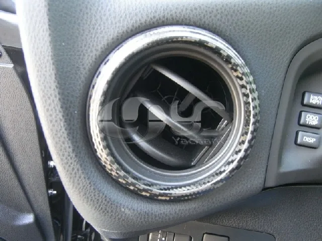 Сухой углерода Кондиционер Vent Surround Обложка 3 шт. подходит для Toyota GT86 FT86 ZN6 FR-S BRZ ZC6