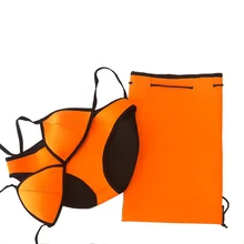 Solide Couleur Néoprène Bikini Ensemble Avec Sac Bandage Maillot de Bain Sexy Lady Haute Qualité Néoprène Maillots De Bain Maillot de bain Bikinis Femmes