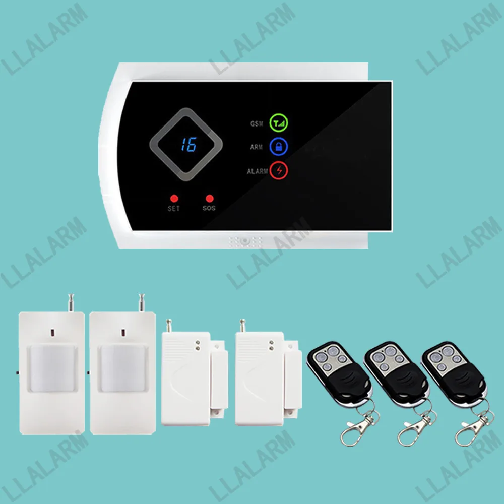

Wireless GSM SMS Alarm System Security Home Alarm with Quad-band