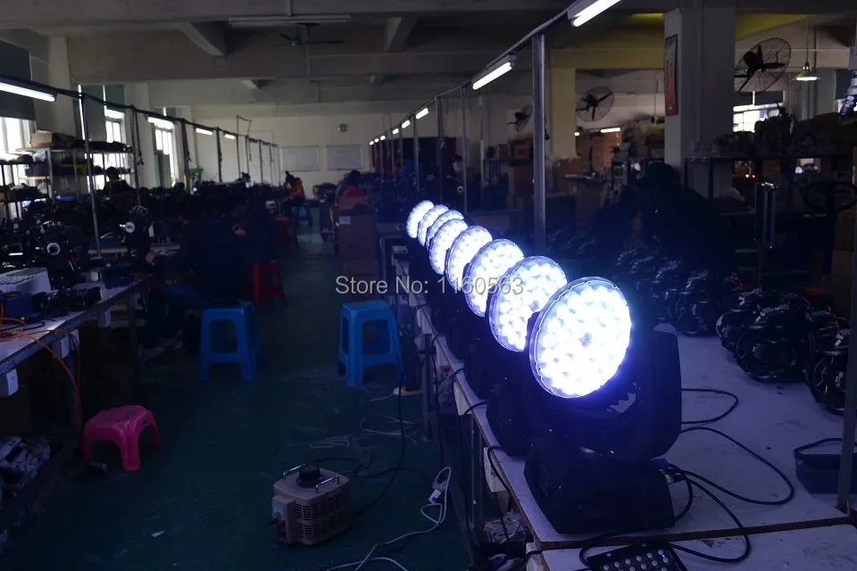 10X36x12 W 36x15 W 36x18 W 4in1 5in1 6in1 зум, Led перемещение головного света RGBWA УФ DMX512 Led перемещение головы мыть свет с эффектом луча