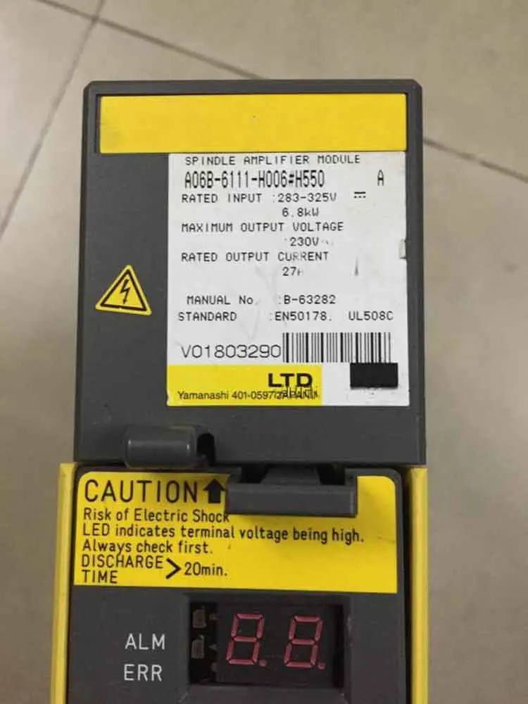 A06B-6111-H006# H550 Сервоусилитель A06B-6111-H006# H550 A06B-6111-H006 тестирование работы