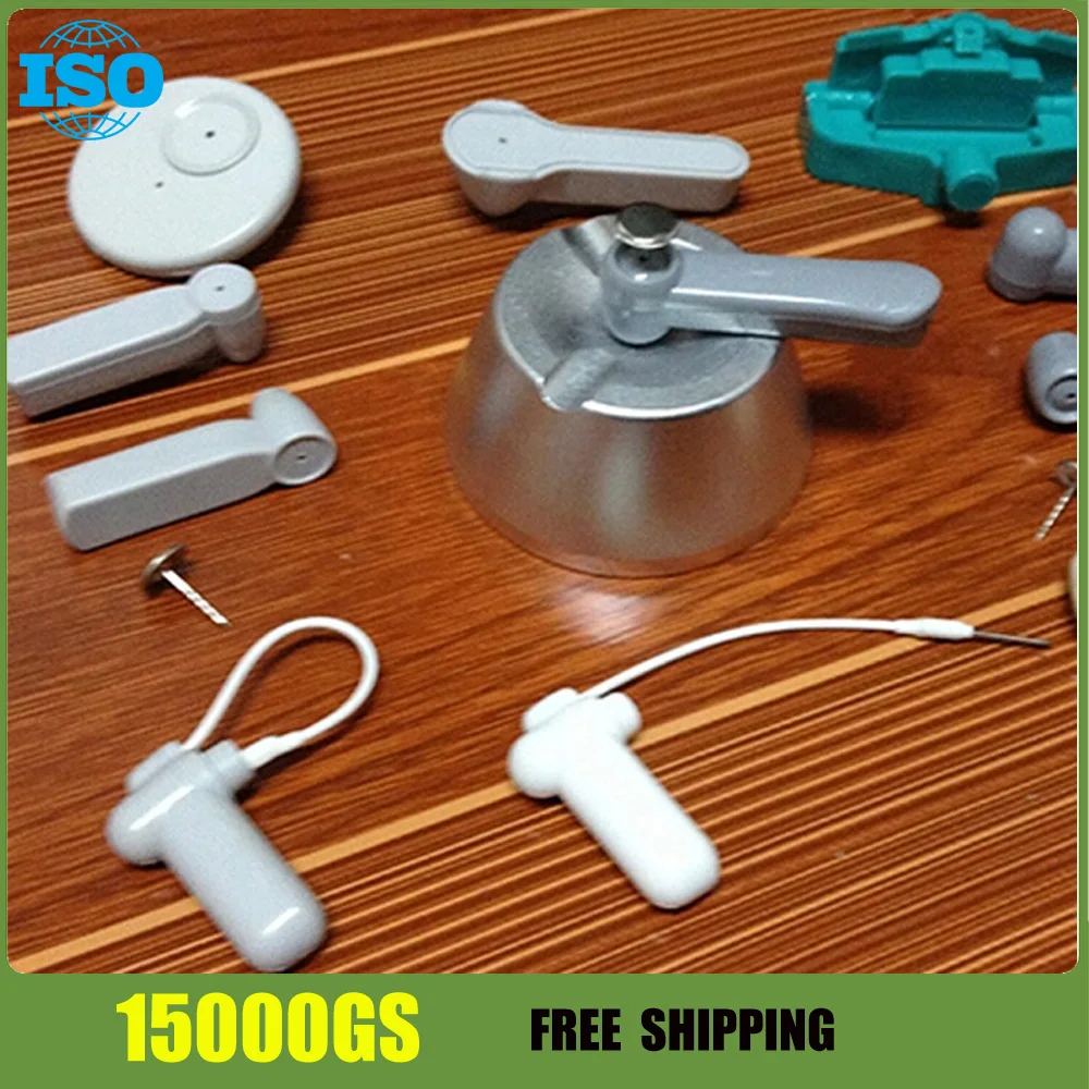 EAS System Clothing Security Hard Tag remover 15000GS detacher silver color 1pcs free shipping