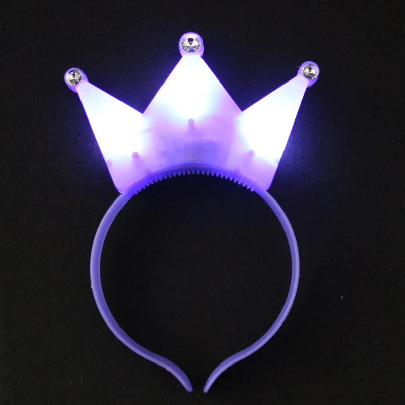 Светящаяся Корона 12 шт./лот Рождественская светодиодная подсветка головные