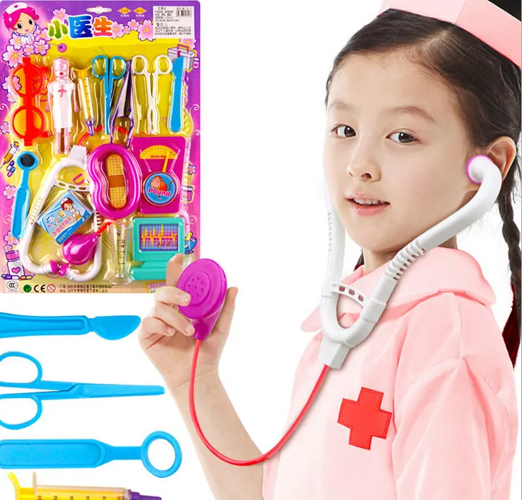 Children doctor game toys kids pretend playing toys doctors