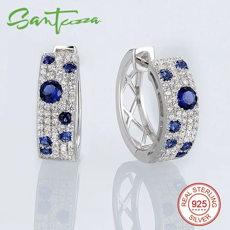 Silver Earrings-E306887BZZSL925-SV1-W