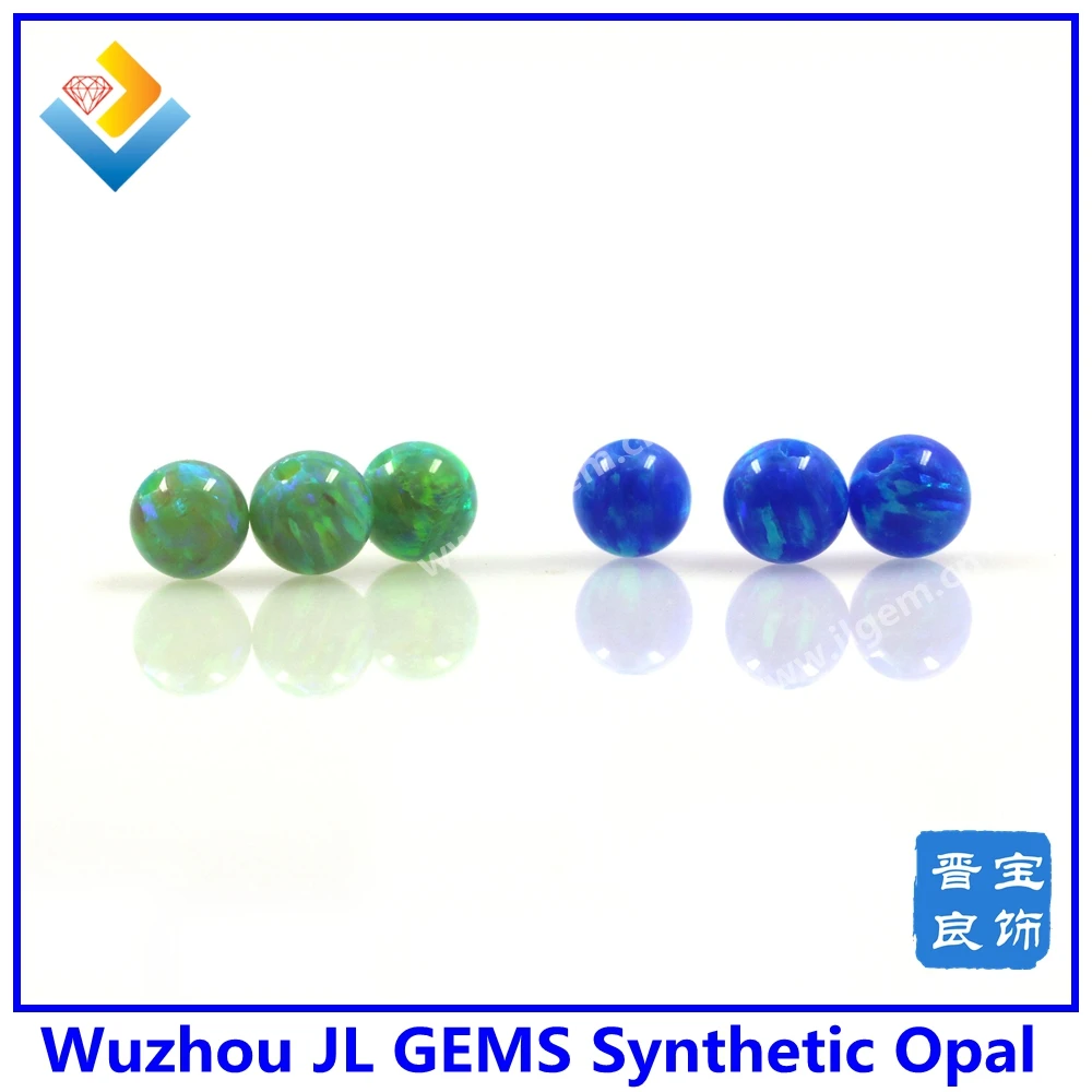 (50pcs/bag) Free Shipping 4mm Synthetic Opal Cabochon Bead /Ball Opal