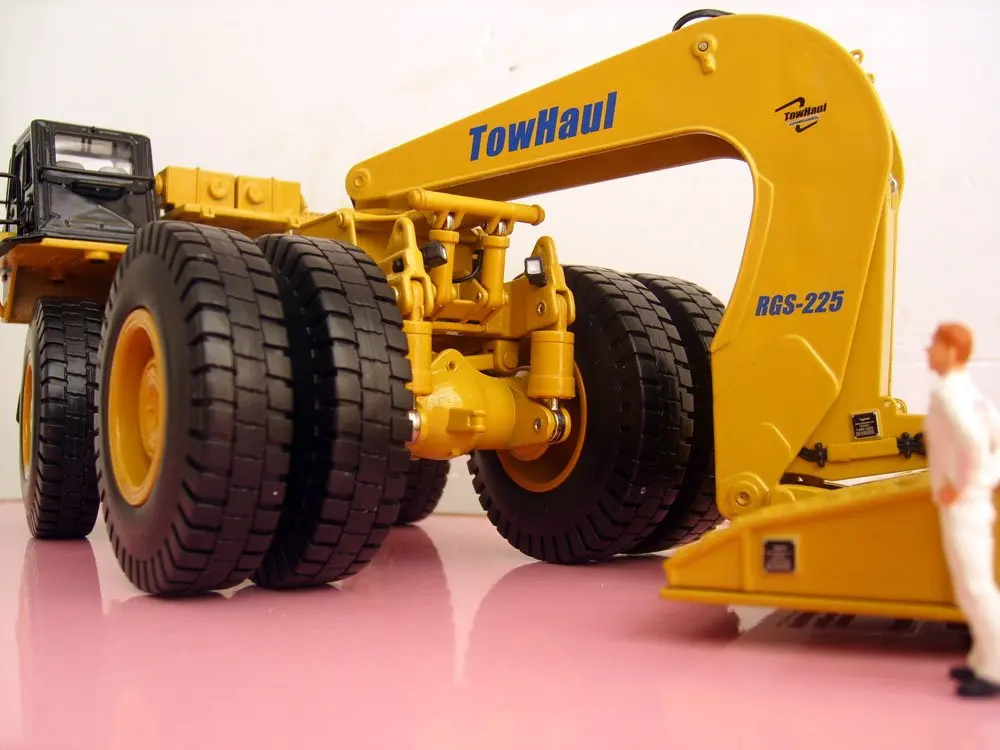 NORSCOT-55220 1:50 CAT 784C трактор с буксировщиком Trailertoy