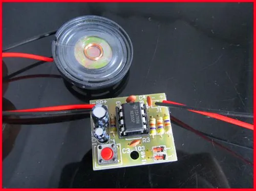 

Free Shipping!!! NE555 ding-dong doorbell Kit / Digital doorbell production suite module sensor / Electronic Component