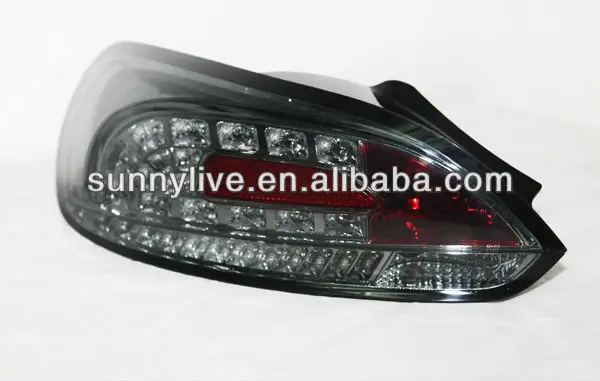 Для VW 2008-2011 Scirocco LED фонарь задний фонарь все черный Цвет