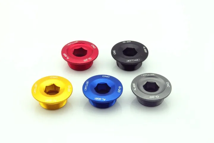 2 шт. CNC Нижний Кронштейн бензопилы BB Cranks крышка чашки болт рукоятки CNC AL6061 MTB шатун Болт Винт для велосипеда SLX/XT Deore