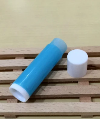 Blue 5 мл 100 шт./лот DIY пустой тюбик помады, Пластик бальзам для губ бутылки, макияж помада контейнер, цвет блеск для губ - Цвет: Blue