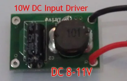 5 шт. 12 В 10 Вт Светодиодный драйвер постоянного тока DC8-11V 850mA для 10 Вт высокомощный светодиодный