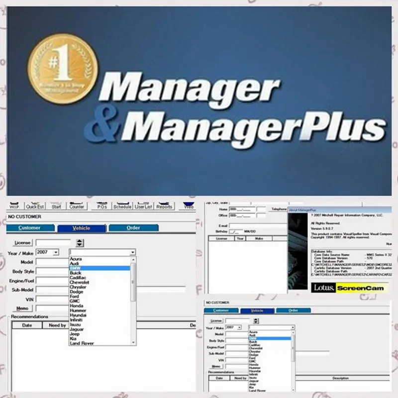 Mitchell auto repair software Mitchell Manager Plus 5.9 with 2013 year 2.39GB mitchell manager