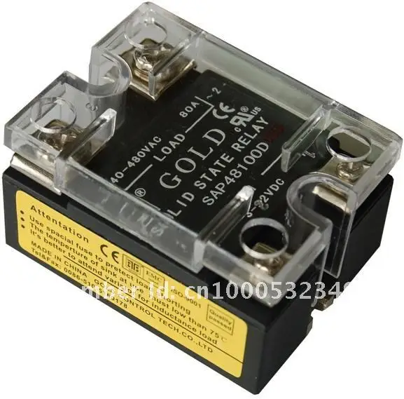 SAP48100D  100A ssr,3-32VDC 4-480VAC