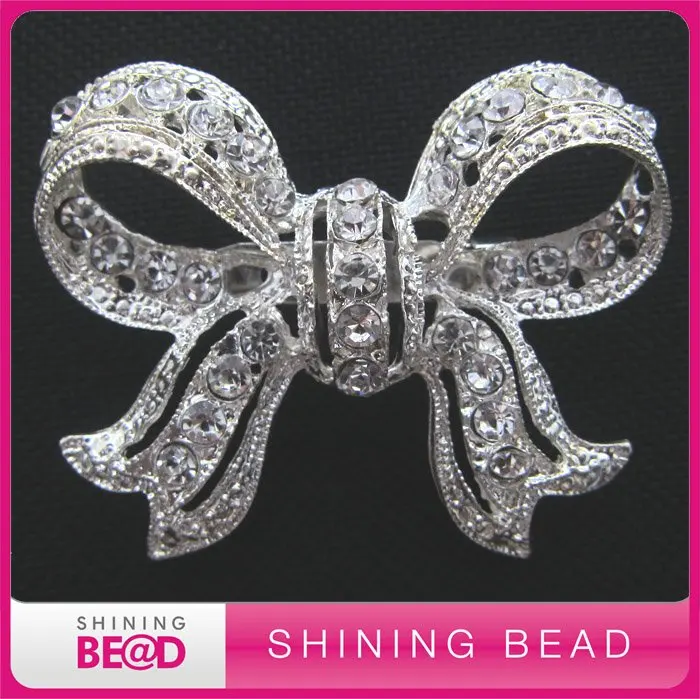 Free shipping+high quality+30*40mm+New charming butterfly rhinestone brooch for wedding