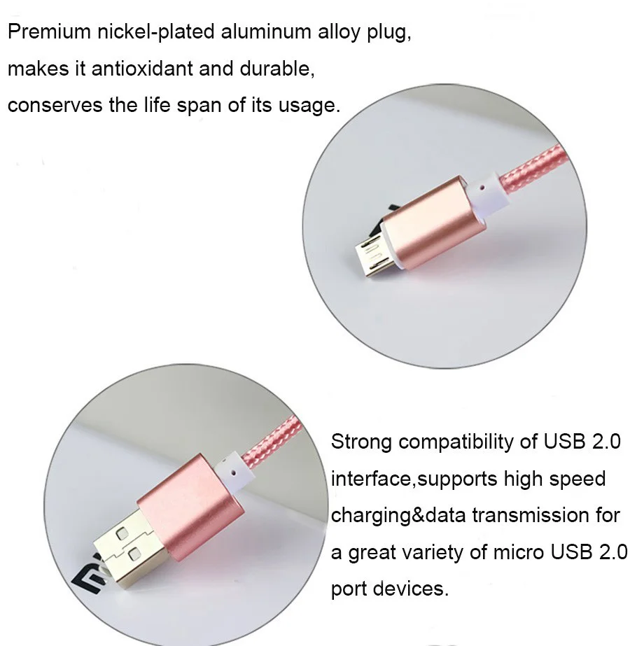 0,25 м 1 м 1,5 м нейлон все микро-usb для устройств на аndroid Быстрый зарядный кабель для быстрой зарядки передачи данных для Galaxy a5/a3/j5/j7//g4/g3/смартфон мобильный телефон