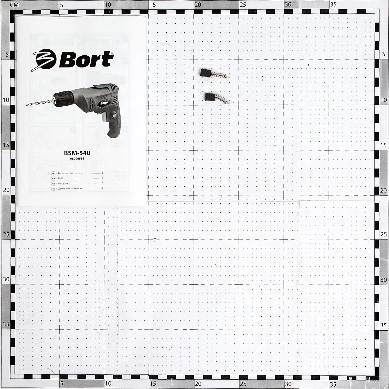 Дрель электрическая Bort BSM-540(быстрозажимной патрон, функция реверса, скоба для крепления на ремне