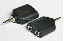 Free Shipping!! One point two adapter 3.5 / 3.5 tee copper plating / A Class /Electronic Component