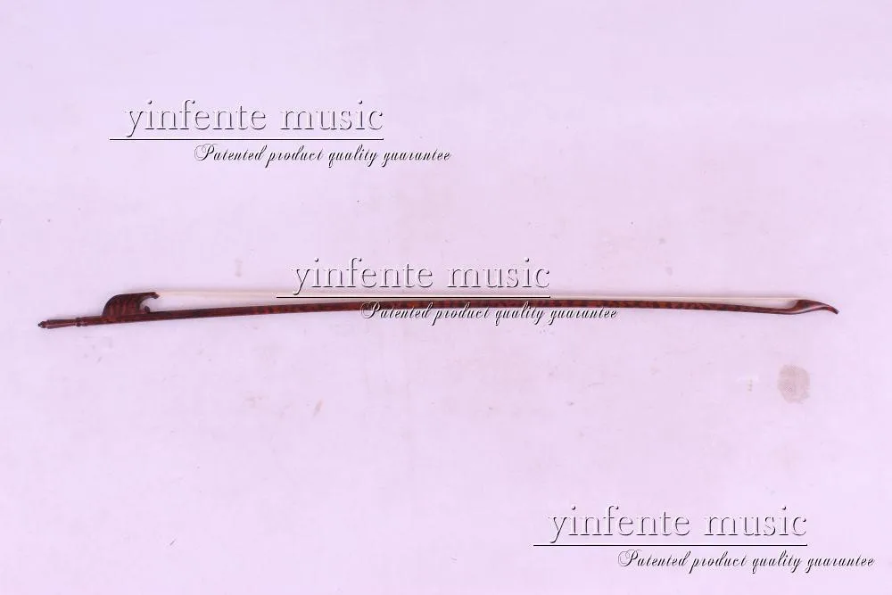 Snakewood 1 шт. 4/4 Скрипка Лук барокко белый конский хвост прямой#8