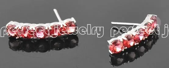 Гранат earirng серьгу натуральной Гранат 925 серебро 0.25ct* 10 шт. камни для мужчины или женщины ювелирные изделия