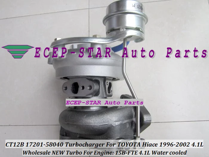 Турбо картридж CHRA Core CT12B 17201-58040 17201 58040 турбина для TOYOTA Hiace мега-крейсер 15B-FT 15B 15 bfte 4.1L