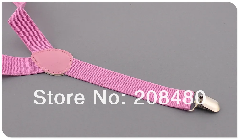 Бесплатная shipping-2.5cm широкий "Розовый" унисекс Clip-на брекеты упругой Тонкий чулок y-обратно Подтяжки для женщин Оптовая и розничная продажа