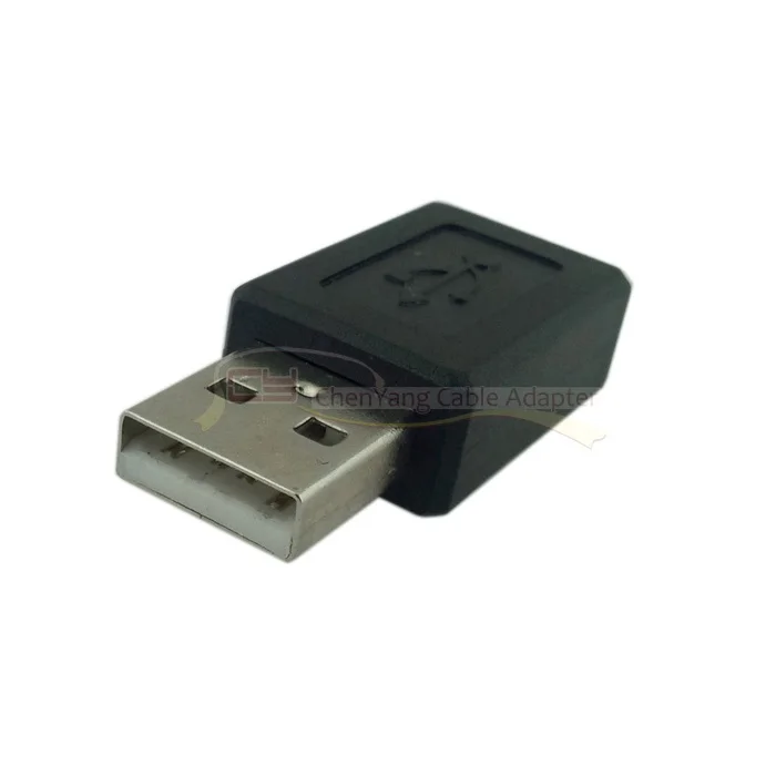 CY USB 2,0 A Тип папа к Micro USB B Тип 5pin гнездовой разъем адаптер конвертер