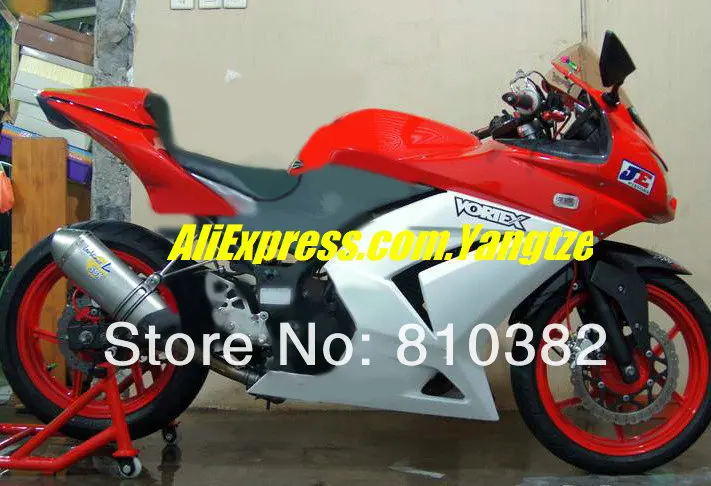 Литья под давлением обтекателя комплект для KAWASAKI Ninja ZX250R ZX-250R 2008 2012 ZX 250R EX250 08 09 10 11 12 красный белый набор обтекателей