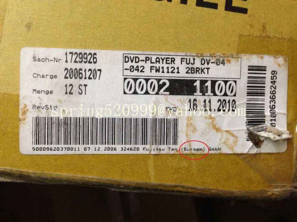Fujitsu десять DV-04-042 DV-04 один dvd loder механизм для Mercedes BMNW M-ASK2 автомобильный dvd Навигация Аудио