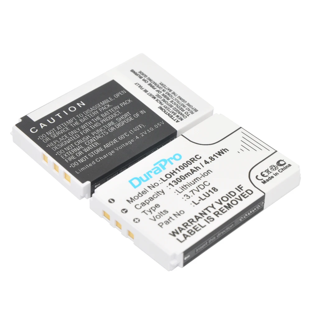 DuraPro для logitech L-LU18 LOH1000RC 1300mAh3. 7 V ионно-литиевая Перезаряжаемые Батарея для 190582-0001 F12440056 915 1000 1100i K398 LU18