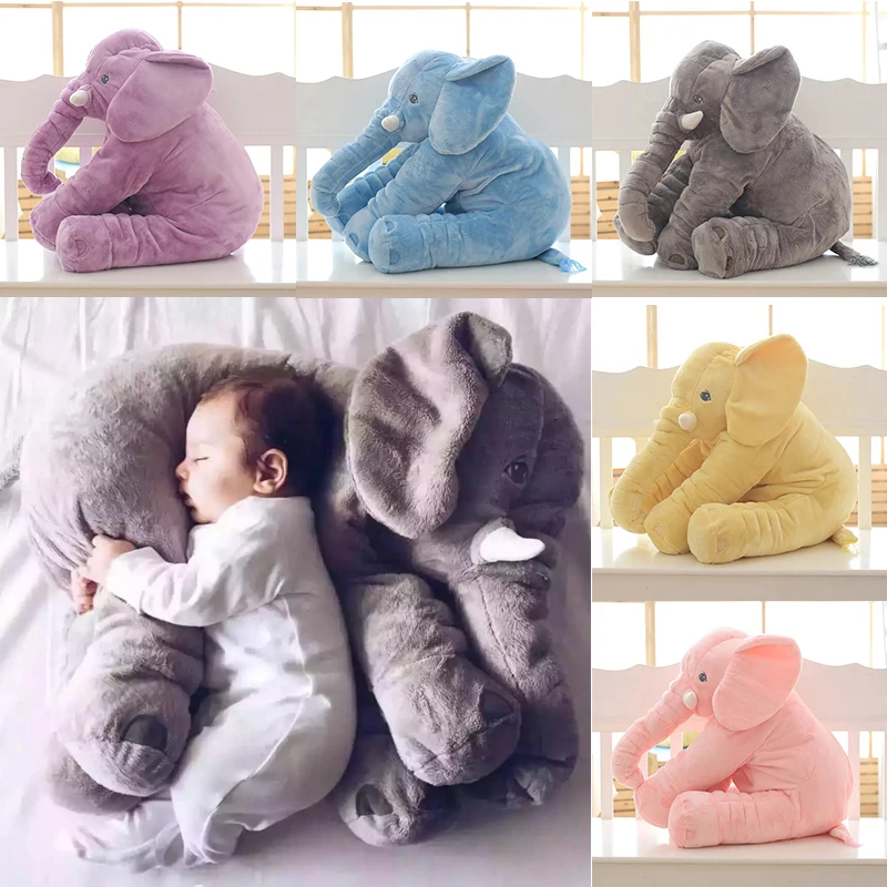 Детская подушка со слоном, мягкая игрушка с животными, детская кровать, Подушка для беременных женщин, Almohada, детская подушка для сна, слон, подушка для младенца
