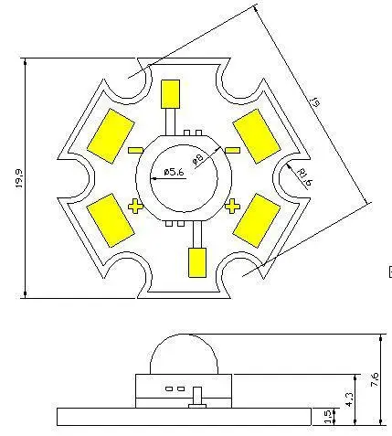 5 10 20 50 100 шт. 1w 30mil 3 Вт 45mil Королевский синий 445nm синий 460nm Светодиодный лампа для роста растений светильник с лампой 20 мм или 16 мм пластины