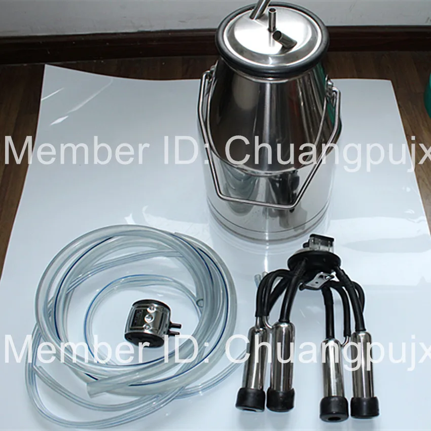 

25L Stainless Steel 201 Material Milking Bucket Group for Cow Milking Machine Parts