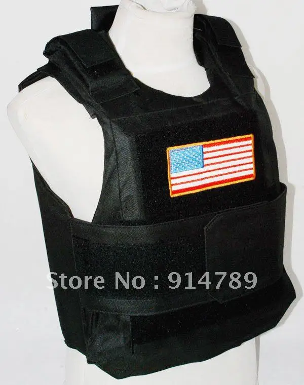 Тактический армированный жилет для страйкбола и пейнтбола BK черный 3870|armor vest|black
