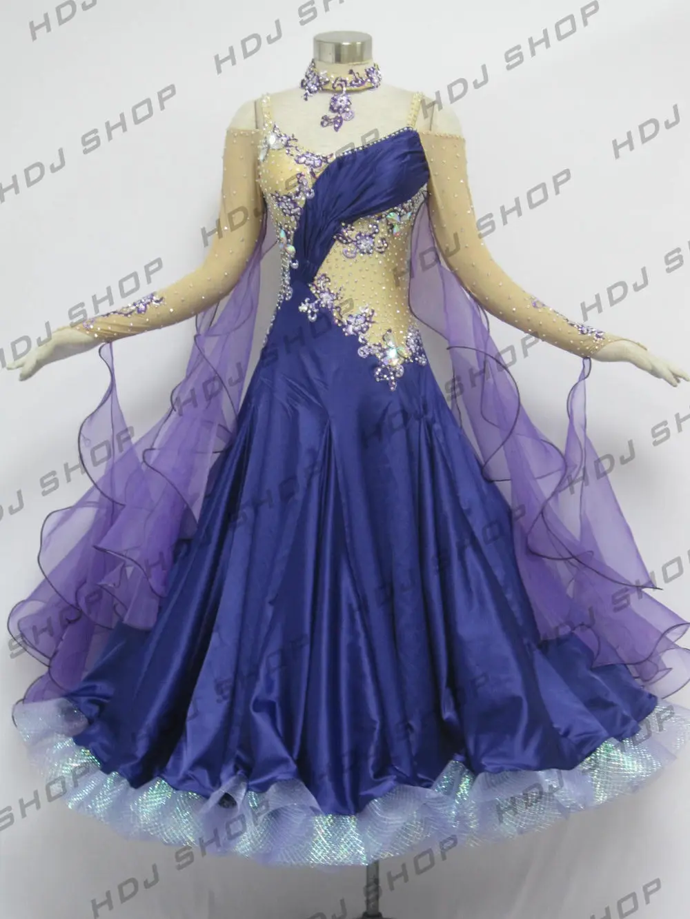 Международный стандарт бальных танцев платье HM8732