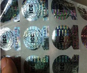 CE Голограмма лазерная наклейка диаметр 20 мм идеально подходит для продукта или упаковки