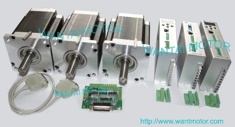 High Quality 3 Axis Nema 42 Stepper Motor 3256oz-in CNC & Driver Mill Control