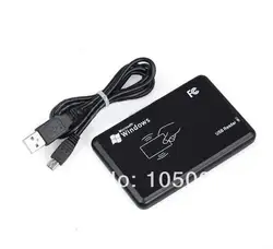 125 кГц черный USB близость Сенсор Смарт rfid id Card Reader контроля доступа EM4100, EM4305, T5577 совместимых теги нет необходимости водитель