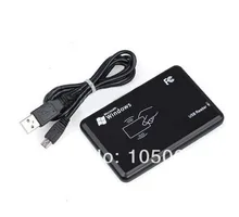 125KHz Black USB Proximity Sensor Smart rfid id Card Reader access control EM4100,EM4305,T5577 compatible tags no need driver