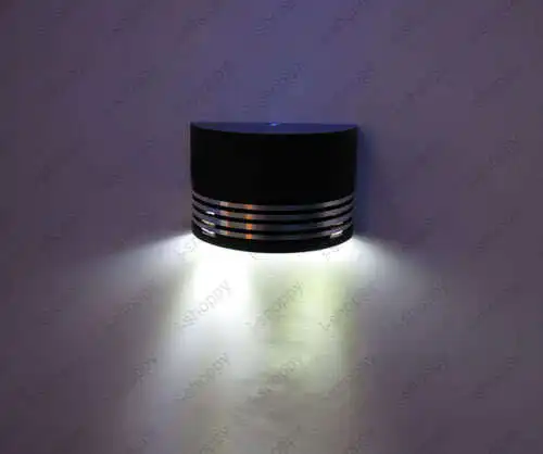 2 Вт Современный наружный светодиодный настенный светильник для крыльца, гостиной настенный светильник лампа для аллеи номер Лестницы Алюминий