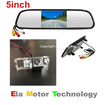 

Night Vision Color Car Reverse Parking Camera For SEAT Alhambra / SEAT Altea with 5inch LCD Rearview Car Monitor Mirror