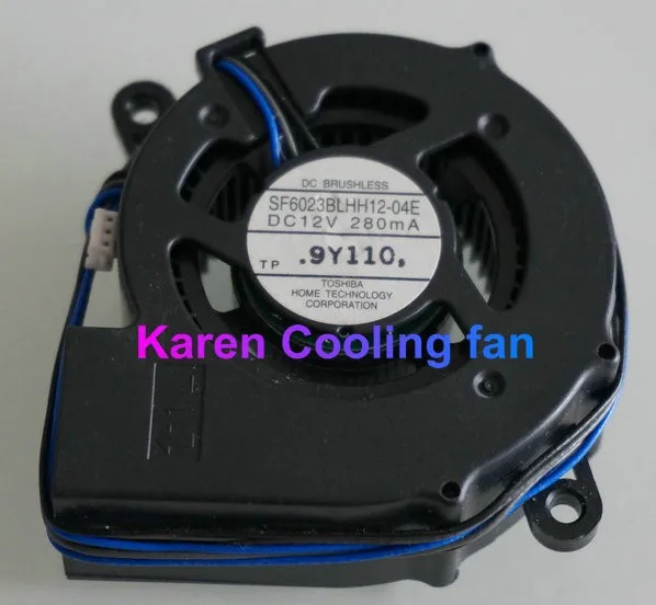NIDEC 6 см SF6023BLHH12-04E 6023 12 V 280MA C-S02C PLC-XU1050C сервер вентилятор