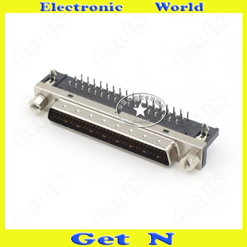 5pcs SCSI Head SCSIDB68 Male Connector SCSI68 Elbow Adapter 90 Degree Plug Socket | Обустройство дома