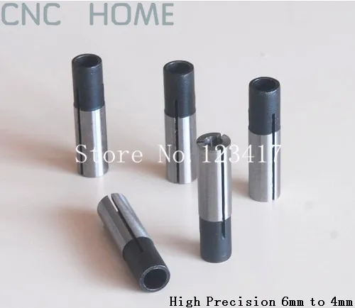 wood saw machine 5pc 12.7mm to 6mm carving knives conversion sets 6mm inner diameter sleeve connected engraving machine parts, converter, adapter woodworking boring machine