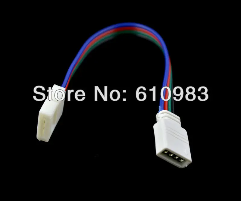 50 шт./лот 4PIN светодиодные полосы белого женский освободить сварочное 4 pin 5050 RGB 16 см кабель Бесплатная доставка